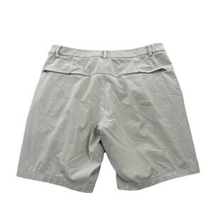 Lululemon Commission Shorts Mens Size 32 Flat Front Pockets 8" In FLAWS 27-22